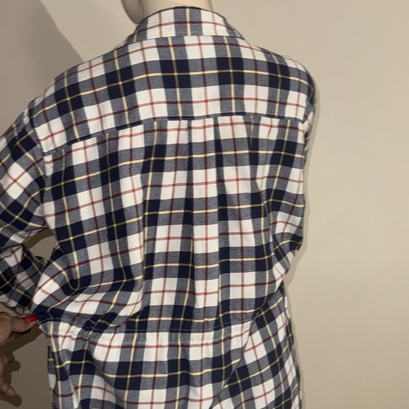 Uniqlo Plaid Flannel Drawstring Waist Dress - Picture 13 of 17